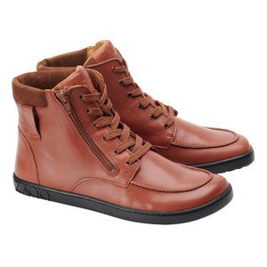 Zaqq Roqa Cognac Barefoot Boots Women's 10.5